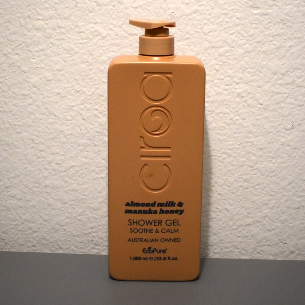 NEW Ciroa Almond‎ Milk & Manuka Honey Shower Gel 33.8 Fl. Oz. EcoPure